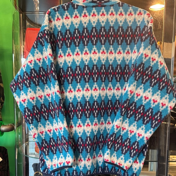 Patagonia Men's Multicolor Patterned Fleece Jacket - Picture 6 of 6